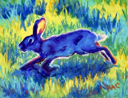 Blue%20Bunny by artist Rhodema Cargill